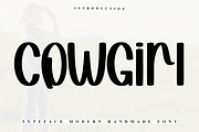 CowGirl, a Sans Serif Font by InermediaSTUDIO (Thumbnail 1 of 7)