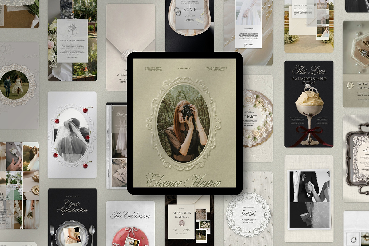 Modern Romance Social Media Pack, a Social Media Template by Pani Temp. (Photo 2 of 14)