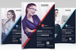 Corporate Business - PSD Flyer, a Flyer Template by PixelsDesign