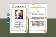 Funeral Prayer Card, a Card Template by Template Shop (Thumbnail 1 of 4)