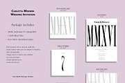 Carlotta Modern Wedding Stationery, an Invitation Template by Uno Bello Design Studio (Thumbnail 5 of 5)