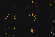 Animated Bursts  | Motion Graphics, a Graphic by FlashFXbox (Thumbnail 1 of 2)