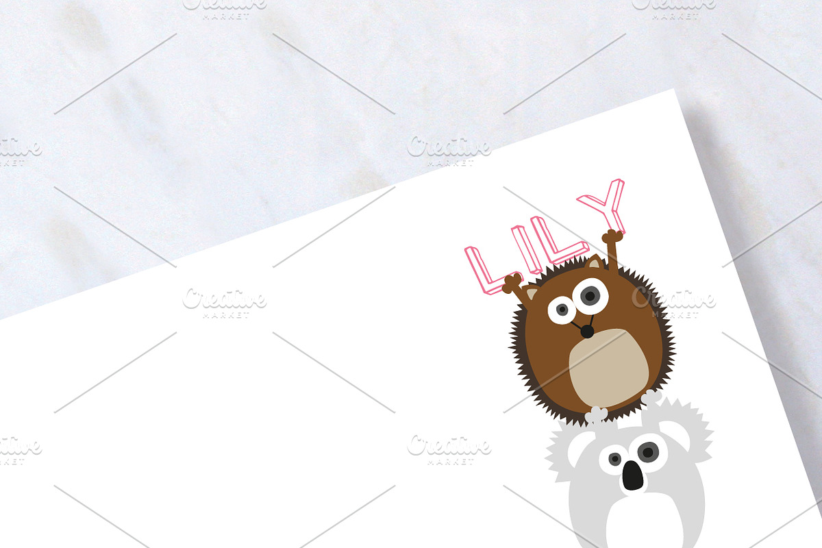Cute Personal Baby Stationary Card, a Card Template by stockhype (Photo 2 of 2)