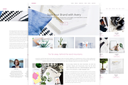 Avery. MultiPurpose|PageBuilder, a WordPress Template by PinkBulletin (Thumbnail 2 of 4)