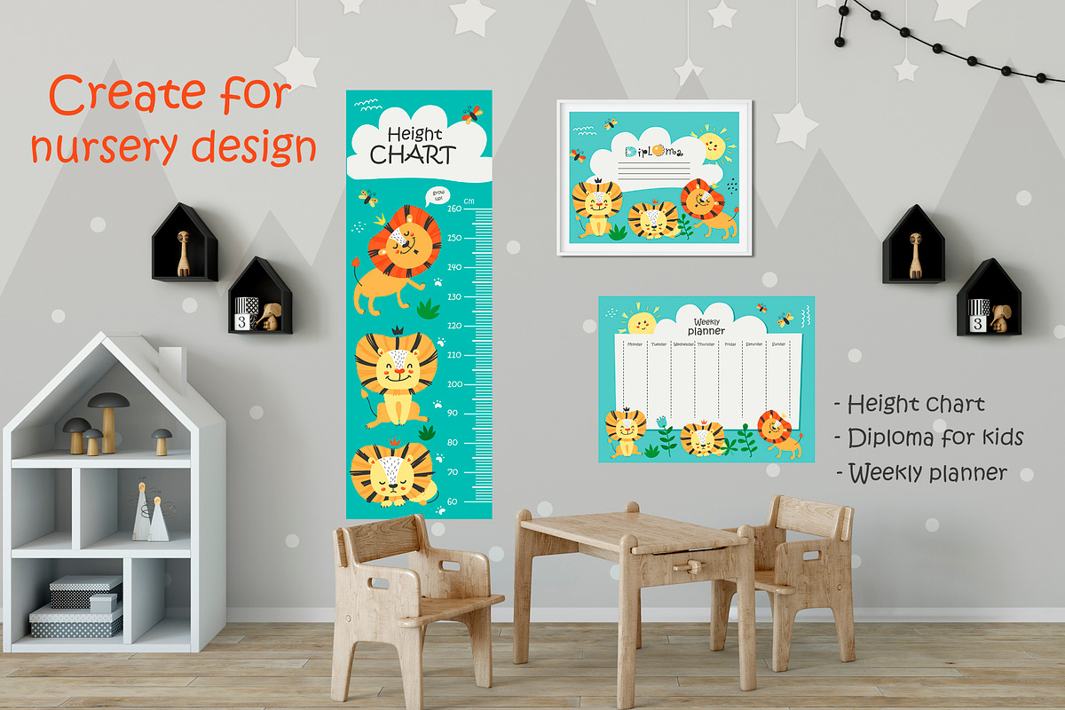 Little Lions Collection, a Graphic by Nafanya (Photo 9 of 13)