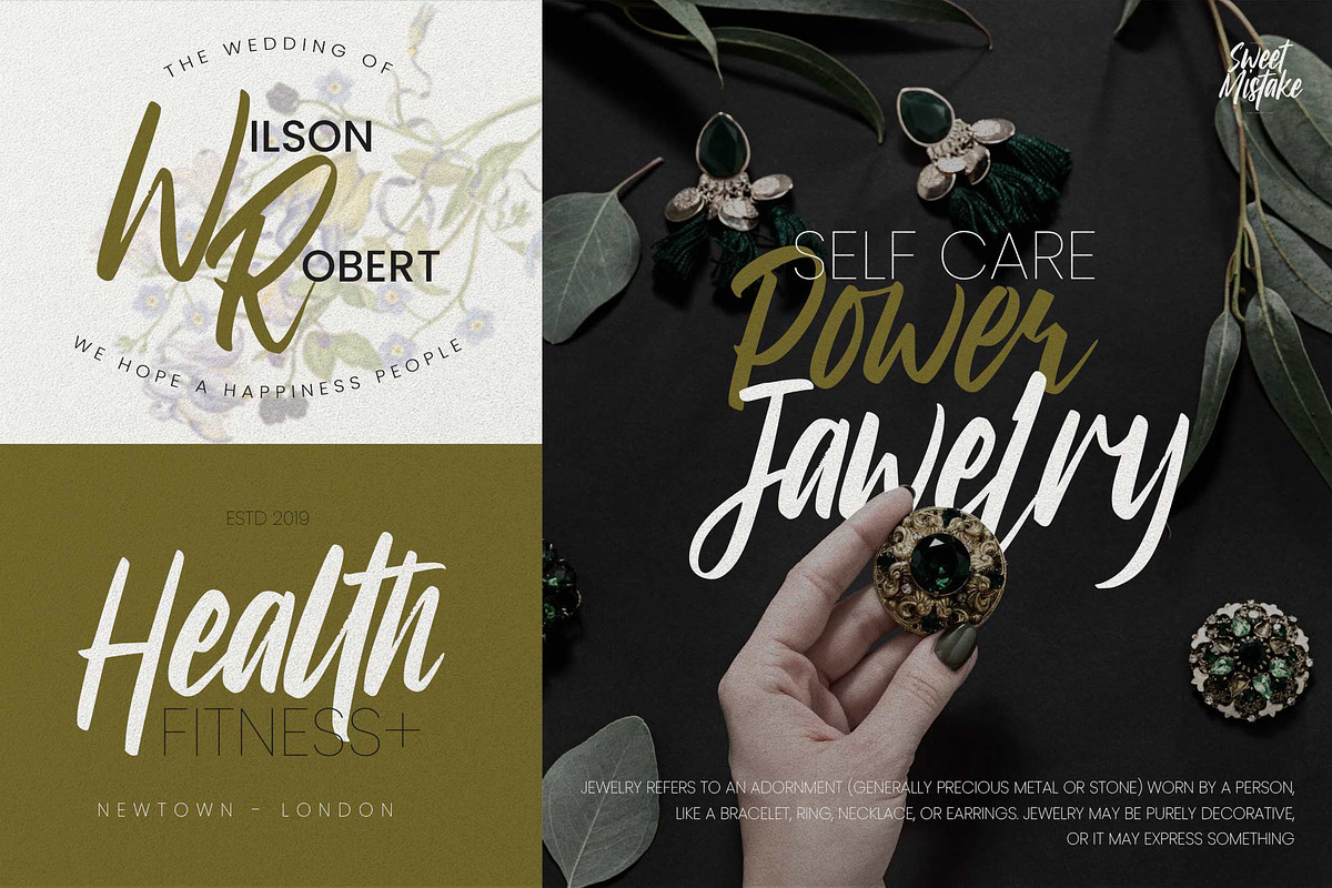 Sweet Mistake – Fast Brush Font, a Handwritten Font by Gassstype (Photo 5 of 8)
