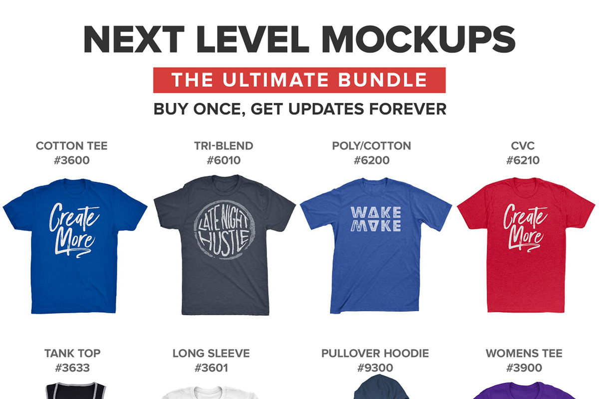 Next Level Mockups Apparel Bundle, a Hoody Mockup by Brent Galloway (Photo 2 of 6)