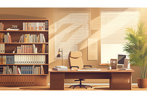 desk professional office background, a Technology Photo by pikepicture