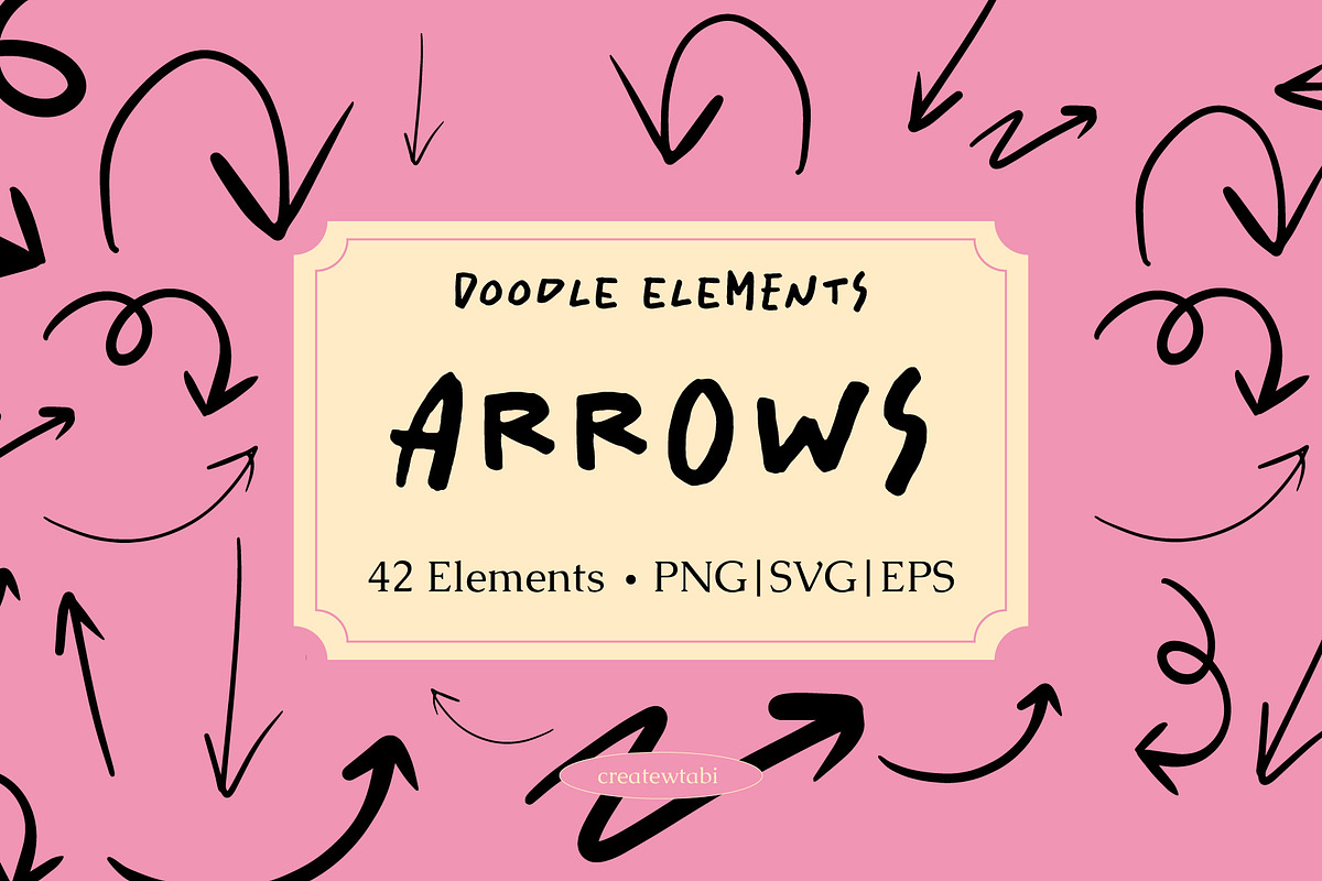 Doodle Elements & Scribble Lines, an Object Graphic by Create with Tabi (Photo 3 of 7)