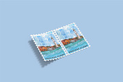 Postage Stamp Mockups Collection, a Flyer Template by Compositing Studio (Thumbnail 14 of 22)