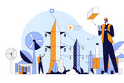 Energy technology, a Technology Illustration by IcoMaker (Thumbnail 2 of 7)