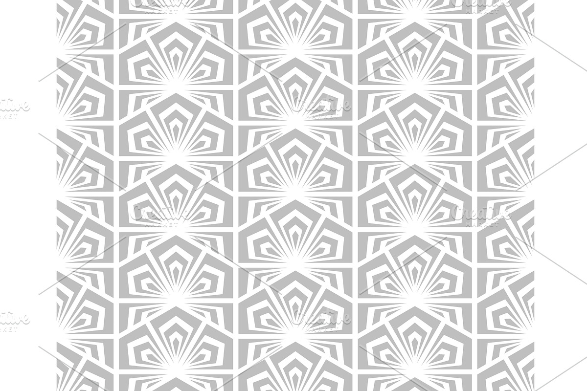 Floral geometric pattern. Wallpaper, a Pattern Graphic by RODINA (Photo 1 of 3)