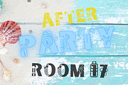 Summer Holiday party, SVG cut files, a Font by Tattoo Worker Studio (Thumbnail 2 of 4)