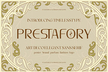 Prestafory Elegant Art Deco Font