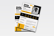 Professional Modern Resume CV, a Resume Template by dokudokunomi (Thumbnail 3 of 4)