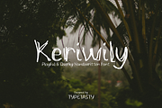 Keriwily – Quirky Handwritten Font, a Handwritten Font by TypeTasty Font (Thumbnail 1 of 10)
