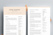 Modern Resume Template LEANE A4, a Resume Template by Graace Studio (Thumbnail 2 of 4)
