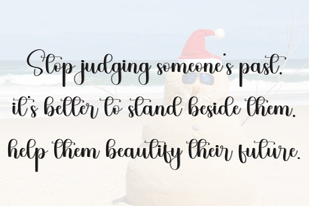 Santa Christmas, a Handwritten Font by FreshTypeINK (Photo 7 of 8)