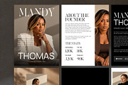 Melanin Speaker Canva Media Kit, a Presentation Template by JOA CREATIVE LAB (Thumbnail 1 of 8)