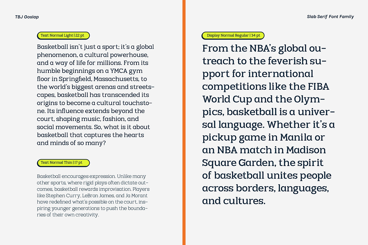 TBJ Goslap Slab Font Family, a Slab Serif Font by Taboja Studio (Photo 10 of 21)