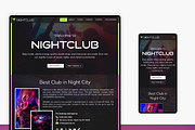 Nightclub Wix Studio Website, a Templates & Theme by Kitteeh (Thumbnail 3 of 10)