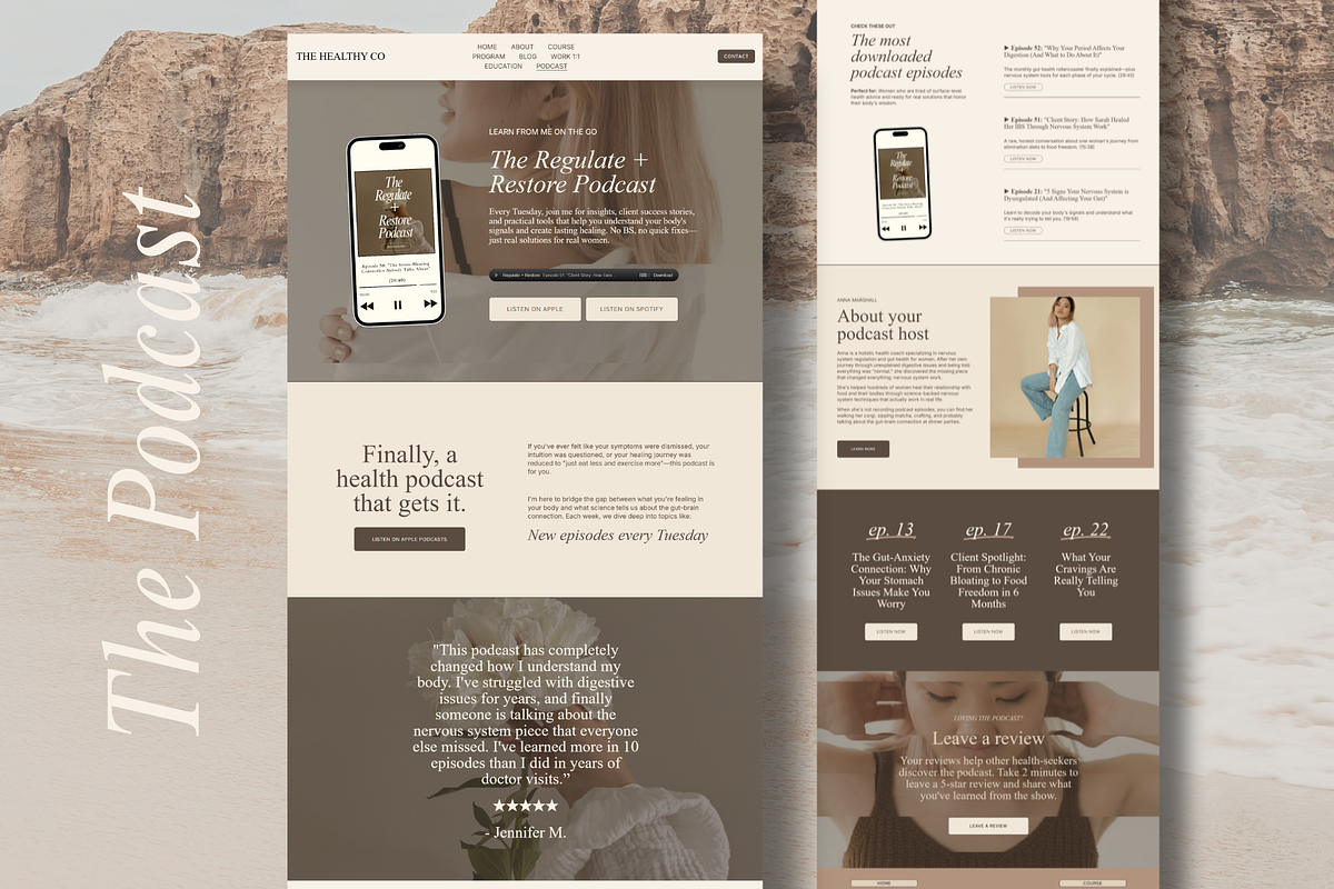 Squarespace Minimal Coach Website, a Squarespace Template by Solana Creative Co. (Photo 9 of 11)