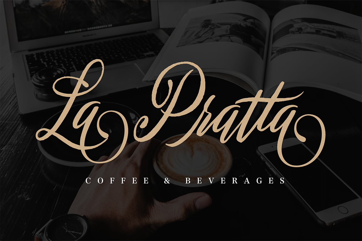 Moltress - Handwritten font, a Script Font by Creative Zeune (Photo 6 of 9)
