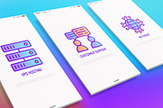 Hosting | 16 Thin Line Icons Set, an Outline Icon by Alex Blogoodf (Thumbnail 2 of 11)