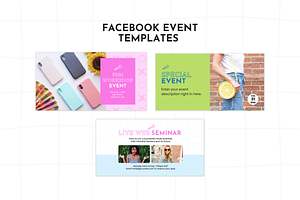 Facebook Template Bold Canva