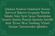 HST - Auverbacia, a Serif Font by ilhamtaro (Thumbnail 5 of 10)