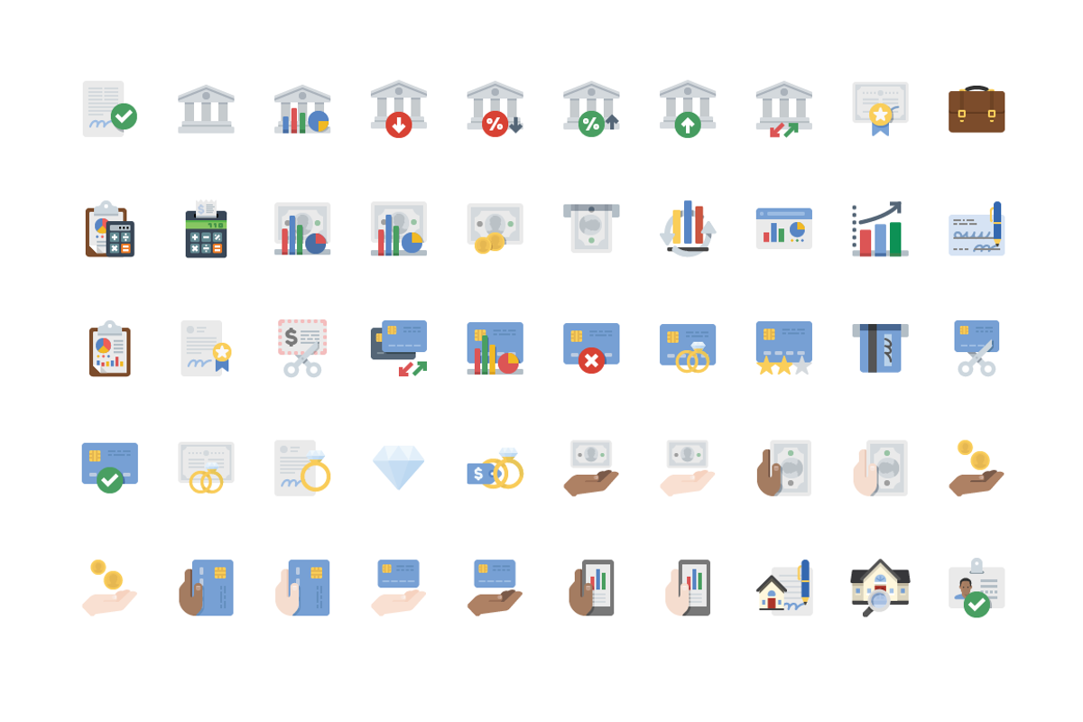 100 Business & Finance Icons, an Outline Icon by Iconify.it (Photo 2 of 3)