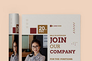 Gradient Hiring Flyer Template, a Flyer Template by MightyDesign (Thumbnail 3 of 7)