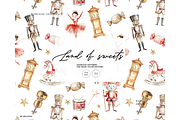 Nutcracker land of sweets pattern, a Pattern Graphic by Milatoo (Thumbnail 1 of 4)
