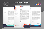 Letterhead Template v1, a Stationery Template by Miyaji75 (Thumbnail 1 of 5)