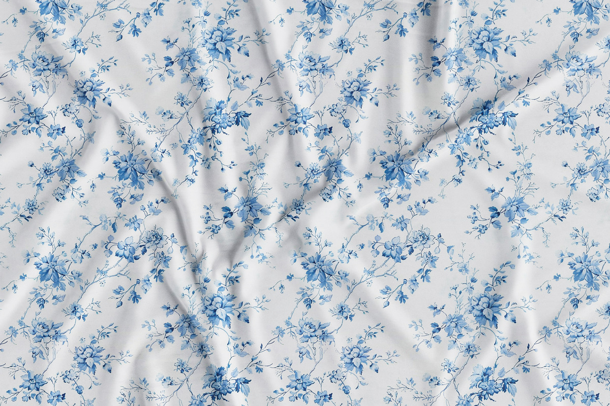 Floral Toile Print Design Patterns, a Pattern Graphic by Olya Creative (Photo 15 of 29)