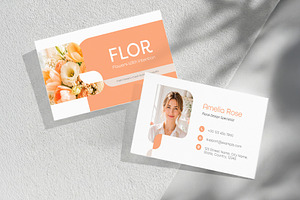 Florist Business Card Template, a Business Card Template by WheelieMonkey