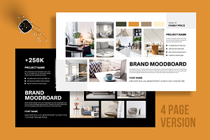 Modern Mood Board for Branding, a Brochure Template by MightyDesign