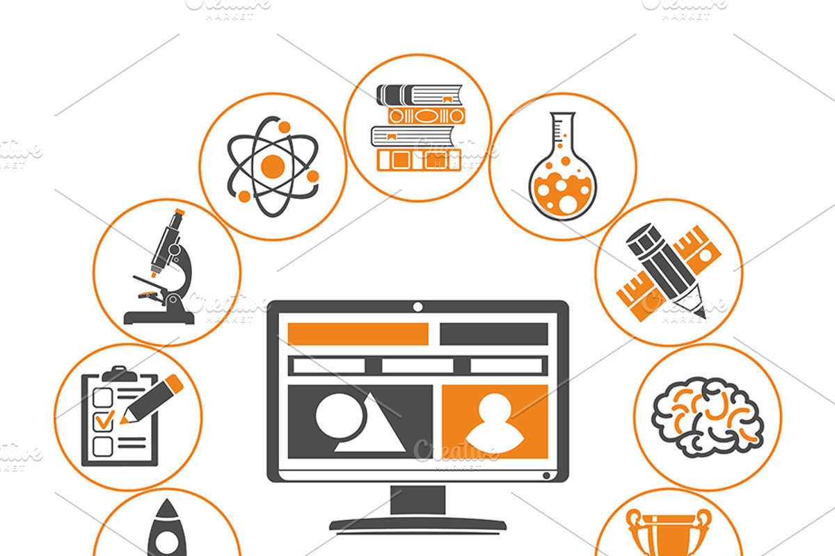Online Education Concepts, an Education Illustration by TAlex (Photo 5 of 6)