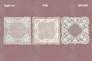 Vintage Fabric Doilies Bundle PNG, an Object Graphic by Marie T (Thumbnail 23 of 24)