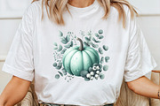 Mint Fresh Green Autumn Clipart, an Illustration by Pixels.Craft (Thumbnail 5 of 7)