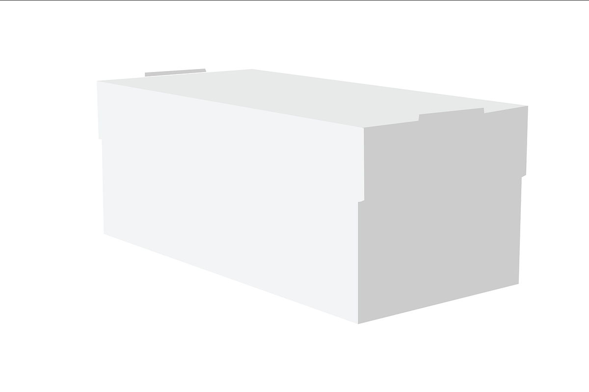 Shoebox Dieline Template Pre-press, a Stationery Template by Dieline (Photo 1 of 2)