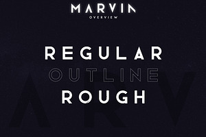 Marvin - 3 Font Styles