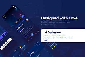 Travel & Discovery Mobile UI Kit