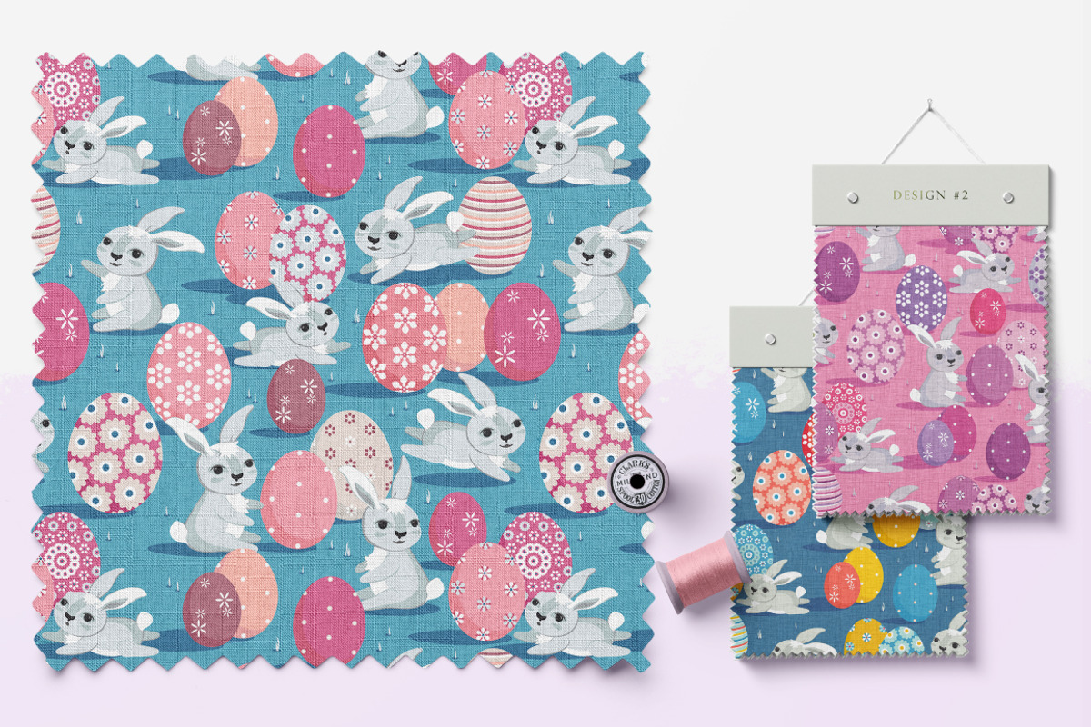 Easter bunnies– Set 1, a Pattern Graphic by Yummy (Photo 5 of 12)