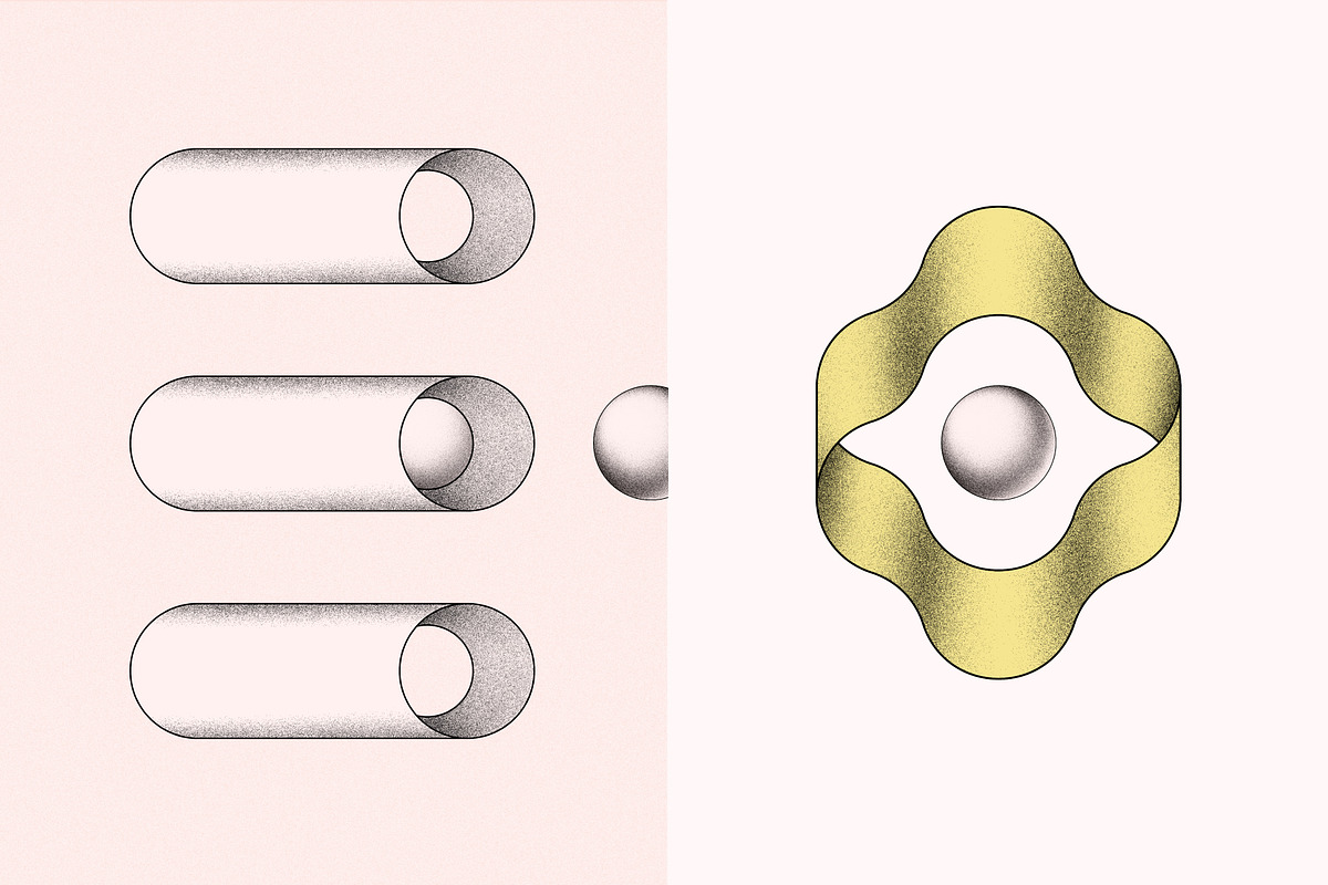 Geometric & Abstract Illustrations, an Object Graphic by Paulina Sara Design (Photo 15 of 17)