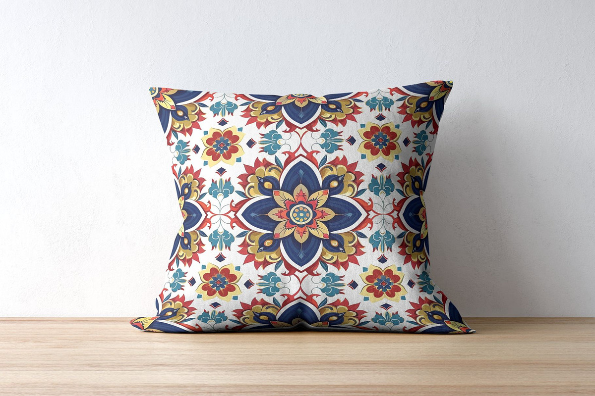 10 Ukrainian Folk Art Tiles Patterns, a Pattern Graphic by Inknfolly