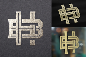 BH HB Monogram Logo, a Branding & Logo Template by Alphabet Agency