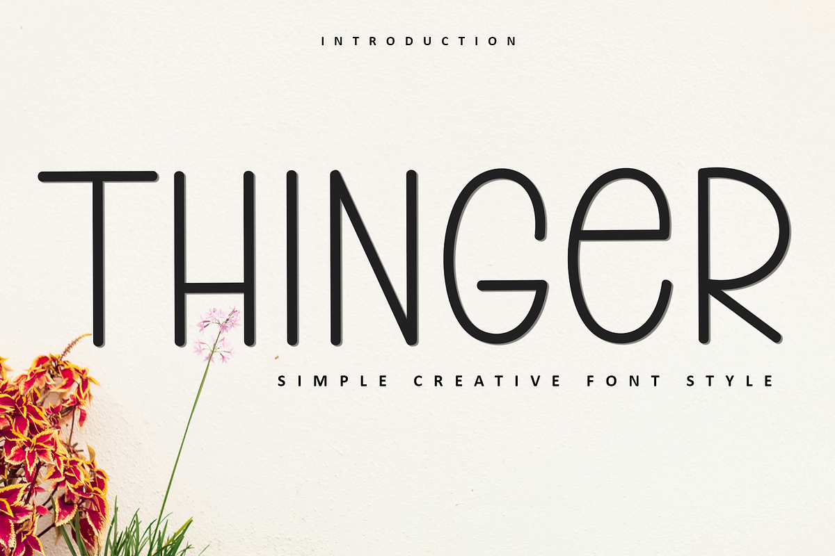 Thinger, a Sans Serif Font by InermediaSTUDIO (Photo 1 of 8)
