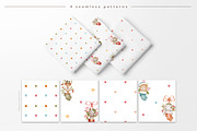 FUNNY CHRISTMAS watercolor set, an Animal Illustration by erasovas (Thumbnail 6 of 8)