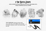 Inkredible - Messy Ink & Wash Set, a Brush Add-On by SketchWerx (Thumbnail 14 of 17)